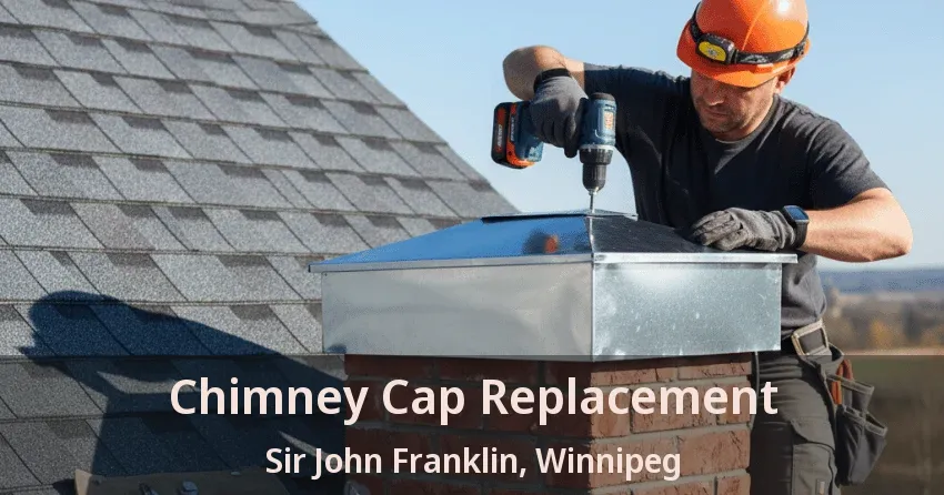 Chimney Cap Replacement Sir John Franklin, Winnipeg - MB Chimney Cap Replacement Sir John Franklin, Winnipeg - MB